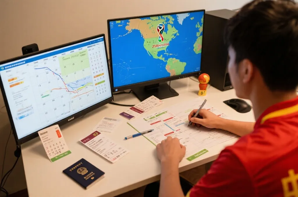 2026世界杯北美观赛规划示意图
